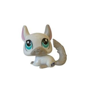 Littlest Pet Shop 2007 Chinchilla #1401 White & Gray GenuineLPS